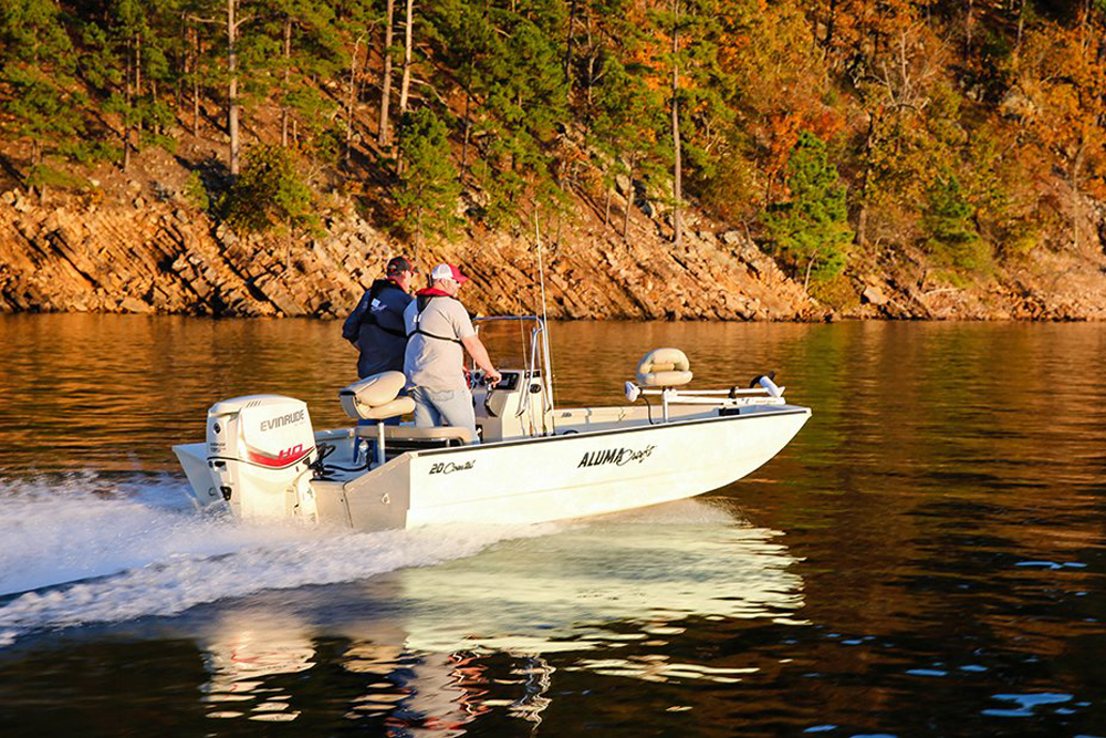 alumacraft mv2072 aw bay fishing boat