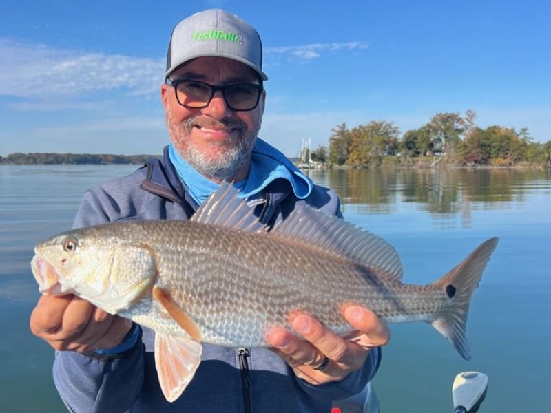 Red drum fishing Chesapeake Bay