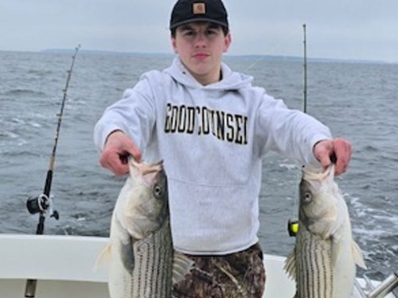 Striped bass fishing Chesapeake Bay