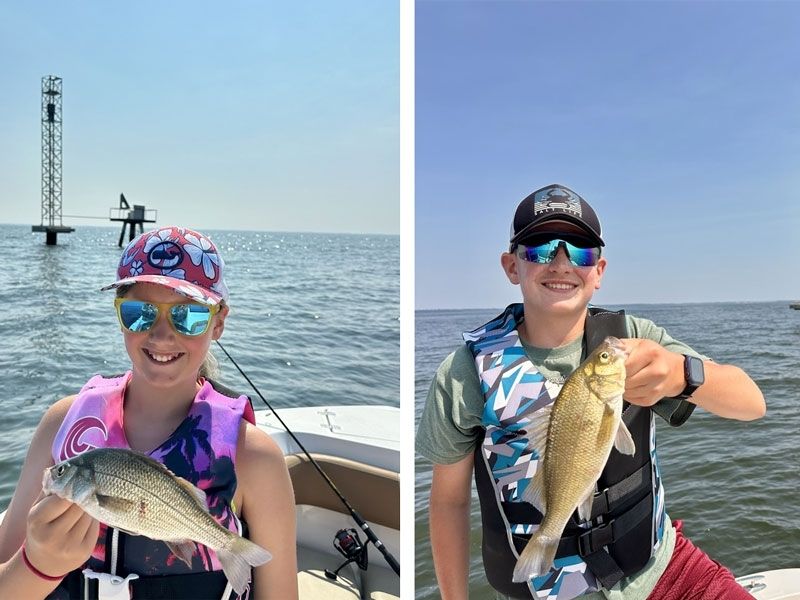 White perch fishing chesapeake bay