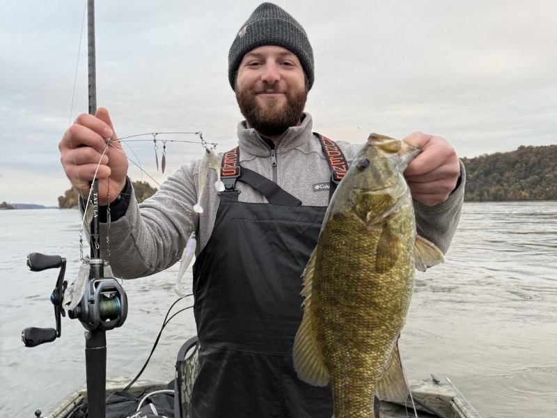 Smallmouth bass fishing Susquehanna River