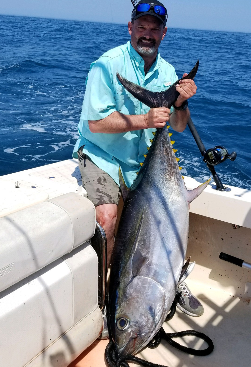 big eye tuna caught