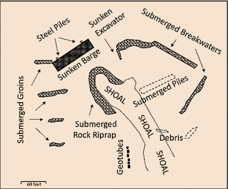 structure for fishing at holland island in chesapeake bay