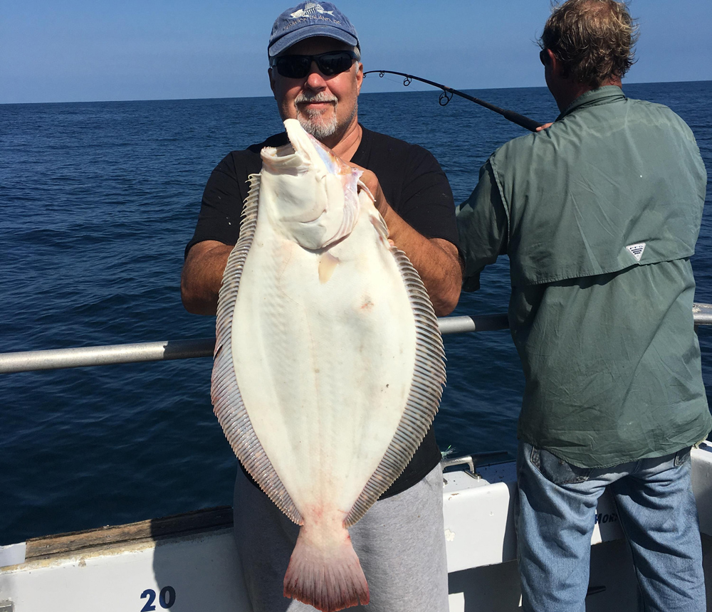 monster flounder caught out of ocean city