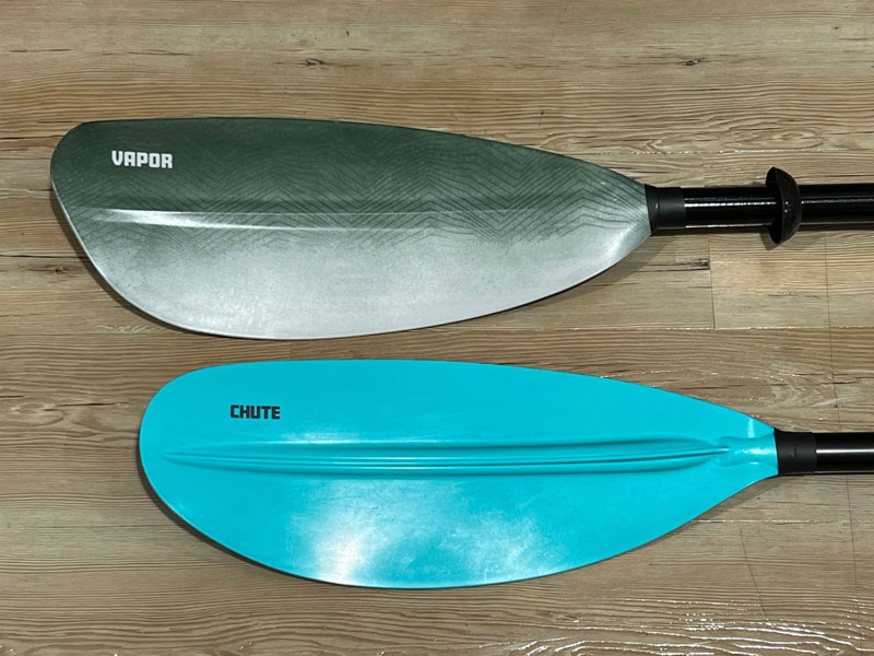 types of kayak paddle blades