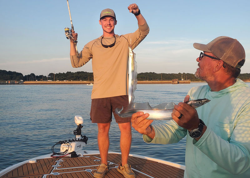 catching cutlassfish at kiptopeke