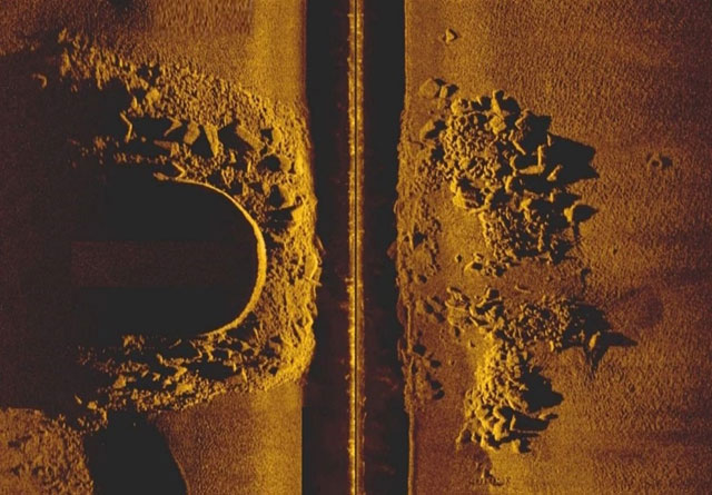 underwater image at sandy point light