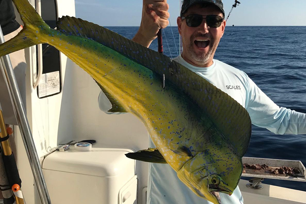 caught a mahi mahi