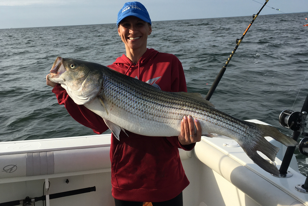 striper fishing in the middle chesapeake bay