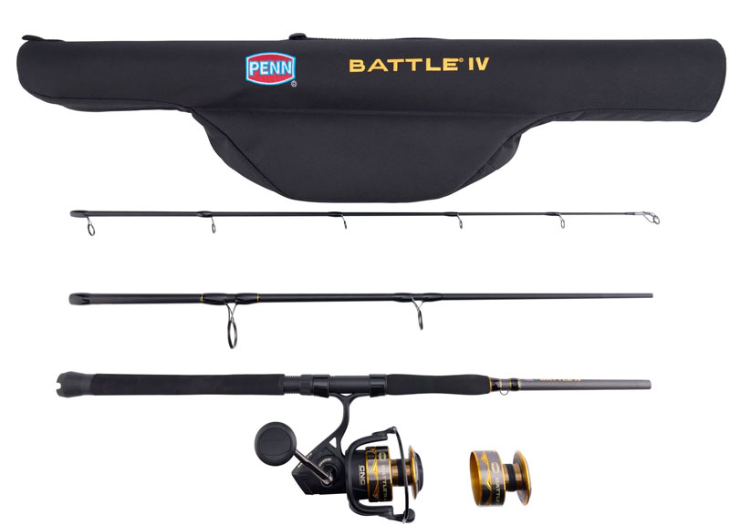 penn travel fishing rod and reel combo