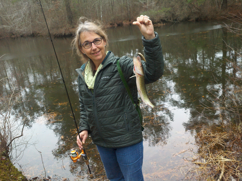 fishing for pickerel