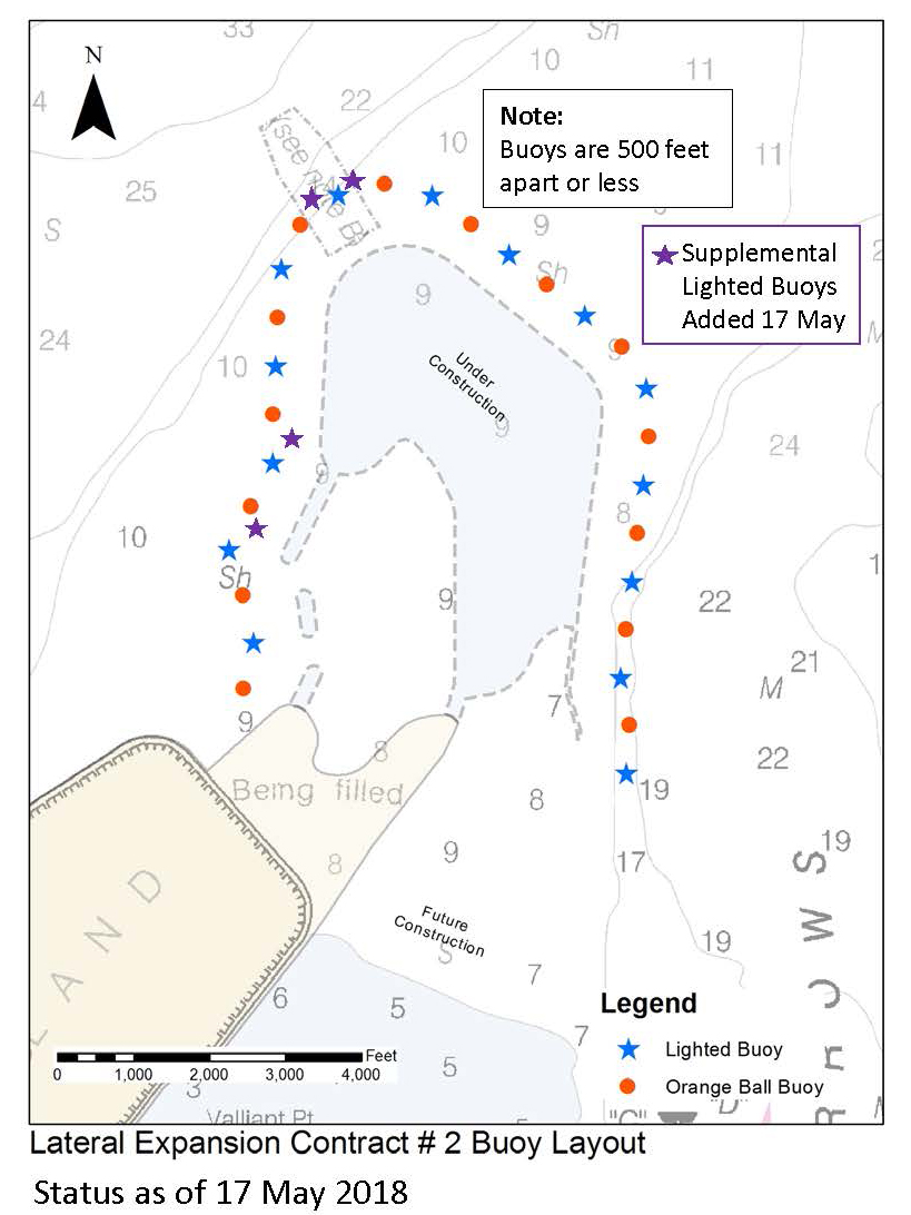 poplar island construction zone