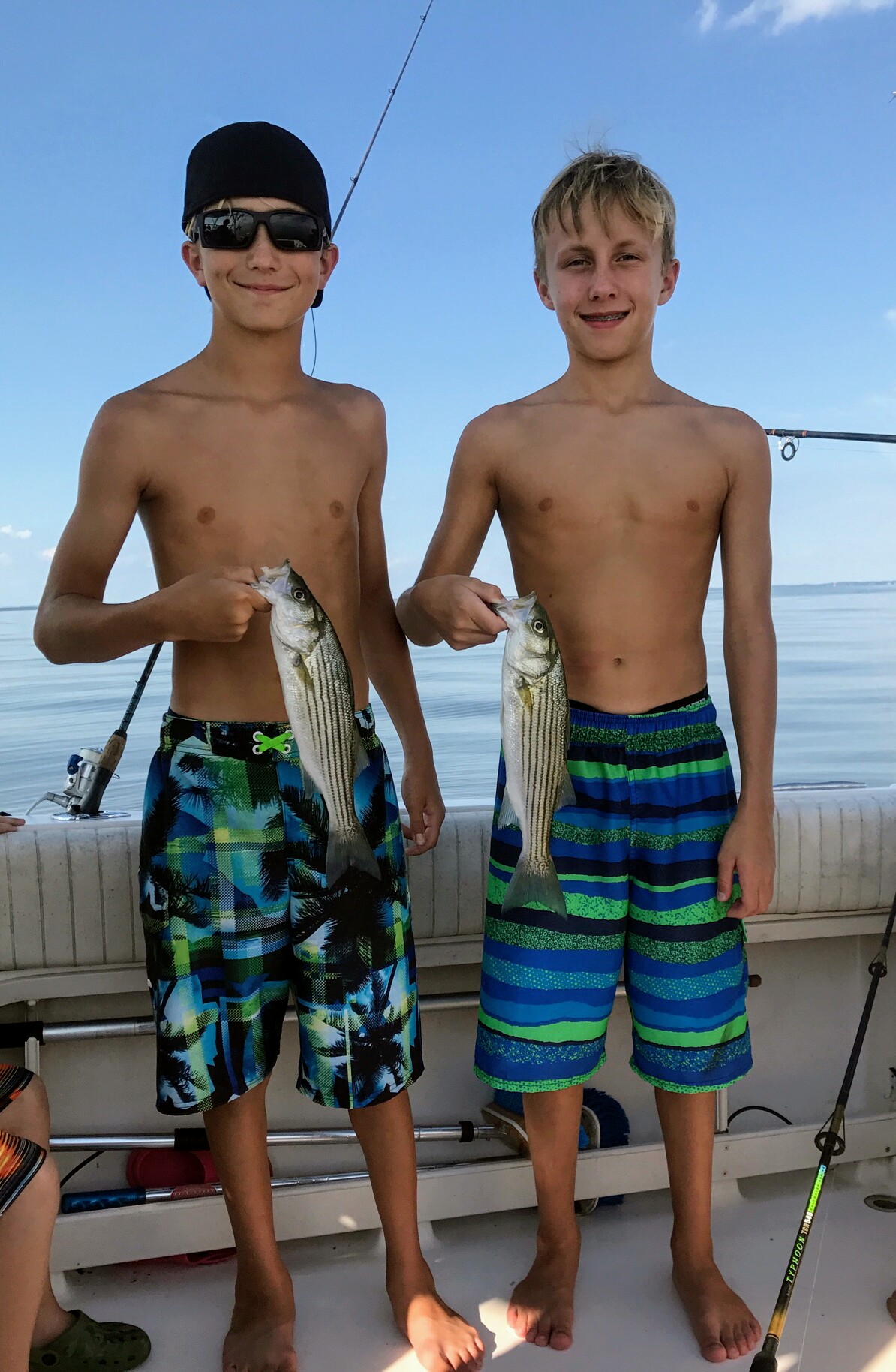 fishing for rockfish in the middle chesapeake bay