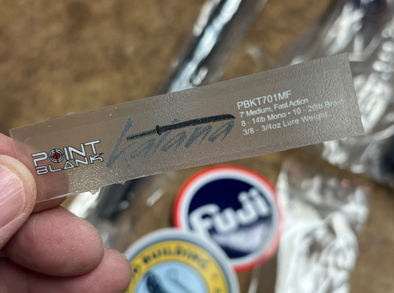 parts for building a custom fishing rod