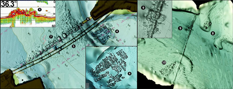 fishing the bridge in the Severn River