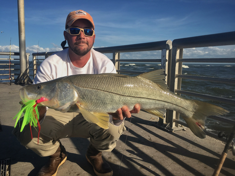 snook fishing from pier