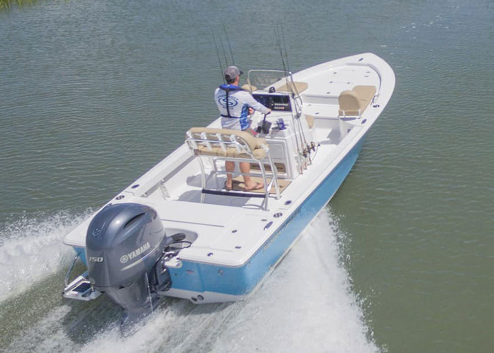 sportsman 207 bay boat center console