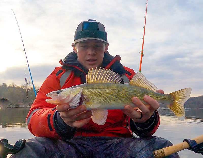 fishing for walleye